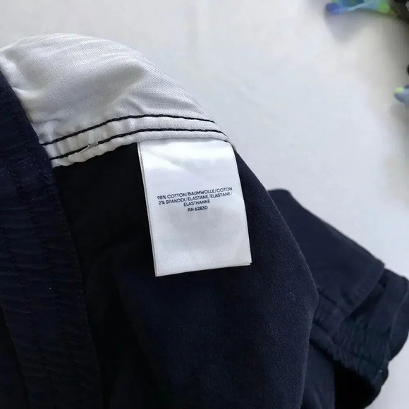 Lands' End NWOT Navy Pull On Shorts Men XXL (44-46) - Picture 10 of 11